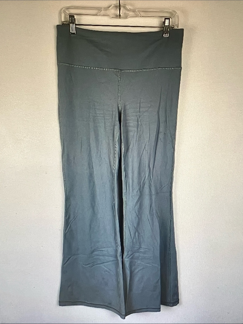 Athleta Wide-Leg Leggings in Slate Blue